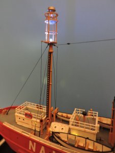 Lindberg 1/95 Scale Plastic Model- Nantucket Light Ship Kit # 70860