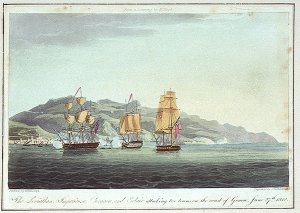 Attack_on_convoy_of_eighteen_French_merchant_ships_at_Laigrelia.jpg