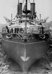 HMS_Victoria_bow_in_dock_Malta.jpg