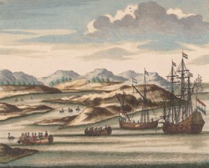 Vlamingh_ships_at_the_Swan_River,_Keulen_1796.jpg