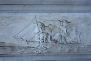 The_explosion_on_HMS_Doterel_(detail_on_the_Greenwich_memorial).JPG