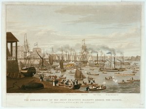 The_embarkation_of_his_most_Gracious_Majesty_George_the_Fourth_at_Greenwich,_August_10th,_1822...jpg