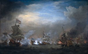 1280px-Battle_of_Texel_August_21_1673_(Slag_bij_Kijkduin)_-_Nightly_battle_between_Cornelis_Tr...jpg